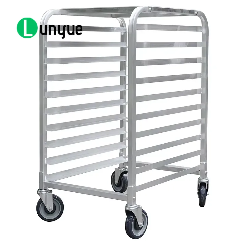 Carro de Aluminio de 10 Nivele - Kitchen Baking Cart reseña y precio