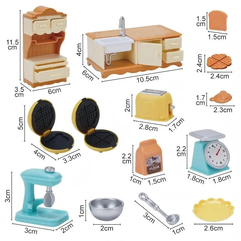 Juego de muebles en miniatura  - Kitchen Uncle reseña y precio