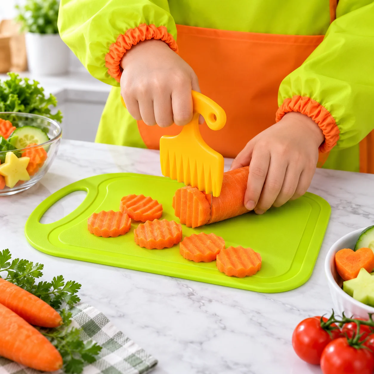Juego de cuchillos de plástico - Kitchen Kids Baking Set reseña y precio