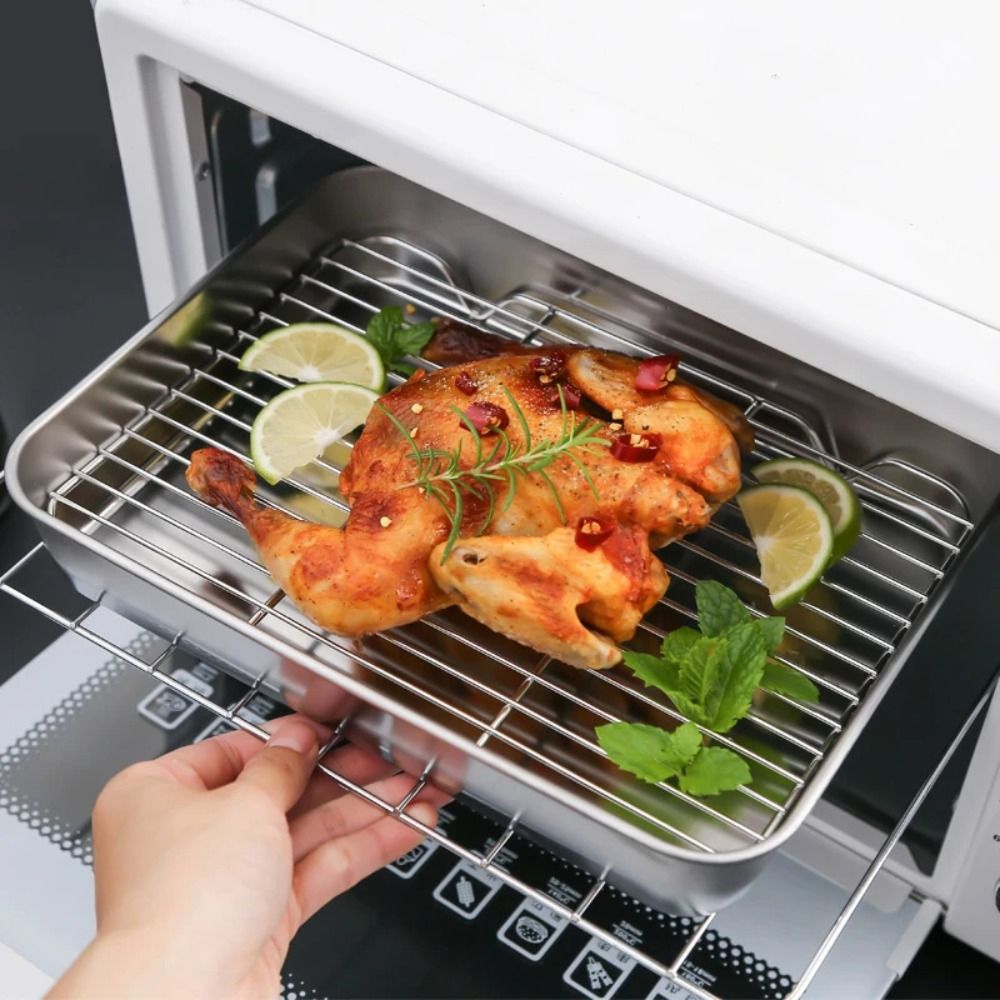Bandeja de horno cuadrada port - Kitchen Baking Rack reseña y precio