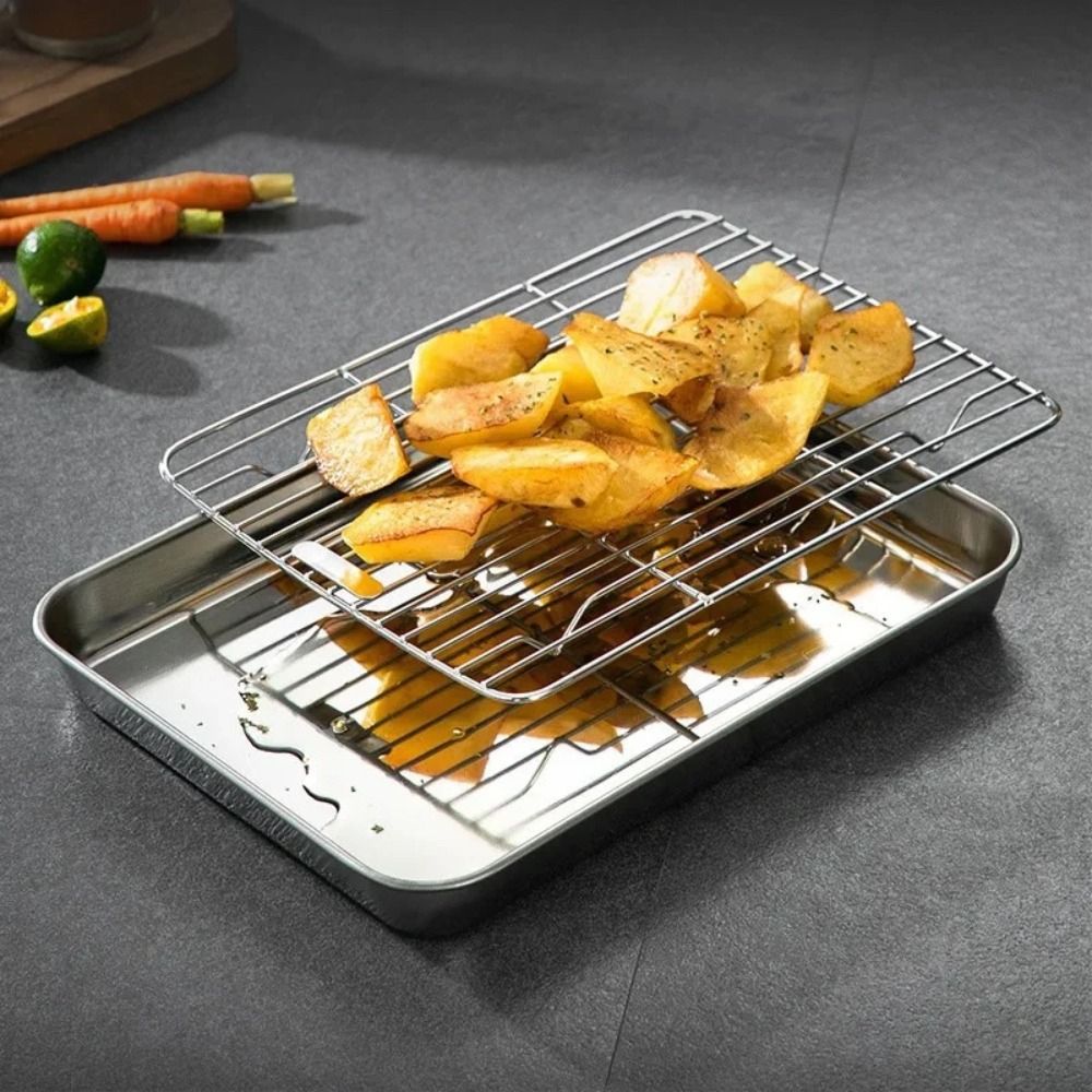 Bandeja de horno cuadrada port - Kitchen Baking Rack reseña y precio