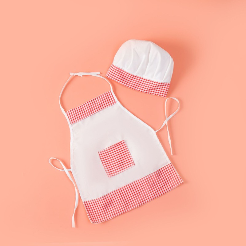 Conjunto de delantal y gorro d - Kitchen Kids Baking Set reseña y precio