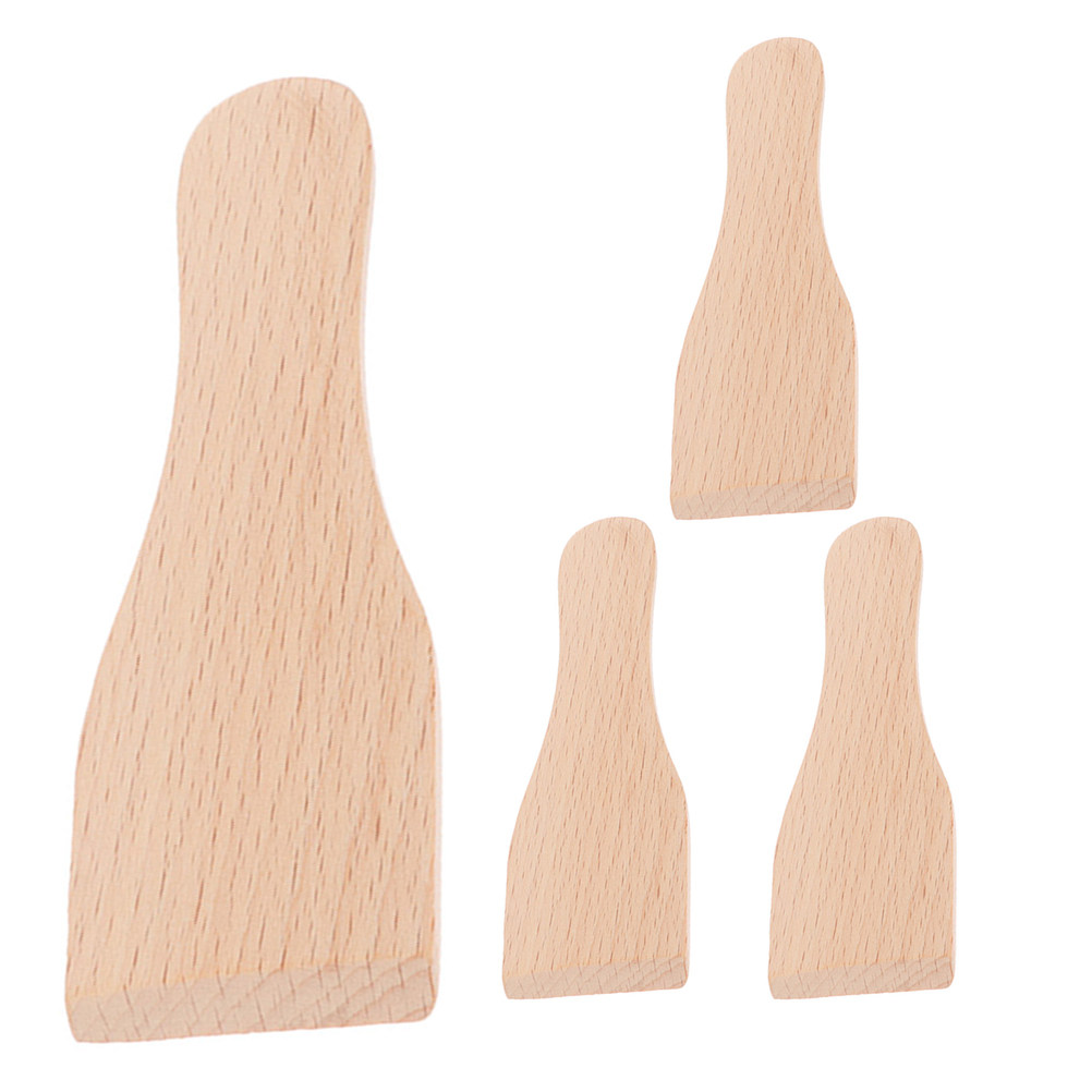 Juego de 4 espátulas de madera - Baking Kitchen Set reseña y precio